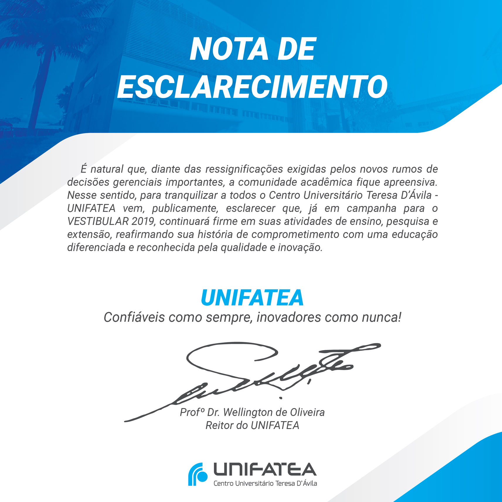 Nota de Esclarecimento