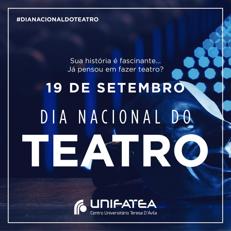 19 de setembro dia Nacional do Teatro
