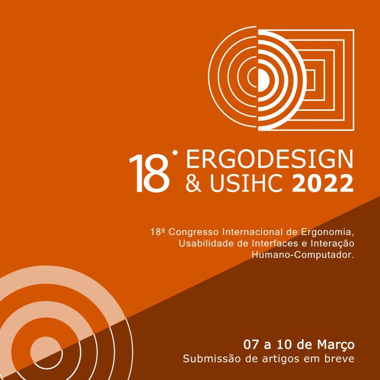 18° ERGODESIGN & USIHC 2022, venha participar!