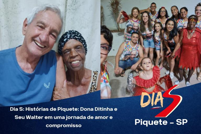 Histórias de Piquete: Dona Ditinha e Seu Walter em uma jornada de amor e compromisso